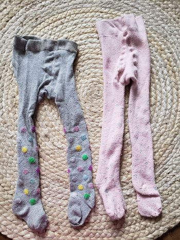 Lot de 2 collants fille