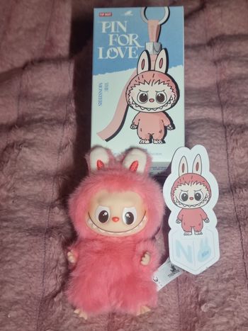 Popmart Labubu Pin For Love Letter N