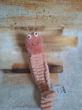 Sheldon crevette rose shrimp jellycat bnwt