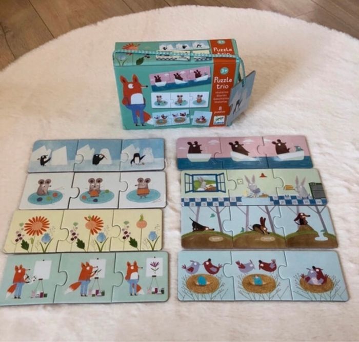 Lot puzzle et domino Djeco - complets - photo numéro 6