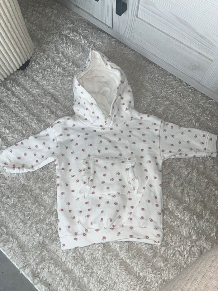 Robe sweat à fleur