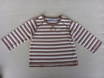 T-shirt longues manches garçon TAO 12m 74cm