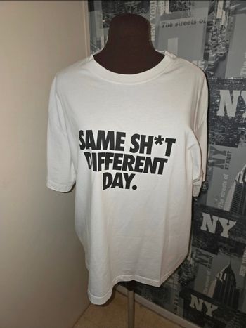 T-shirt simple lettres imprimé