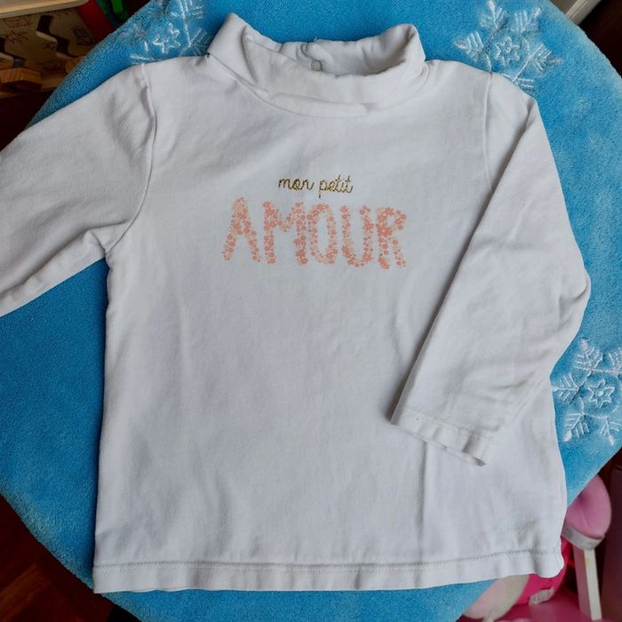 T-shirt manches longues 12 mois