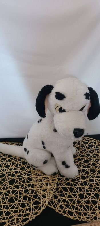peluche les 101 dalmatiens disney vintage 94 doudou chien