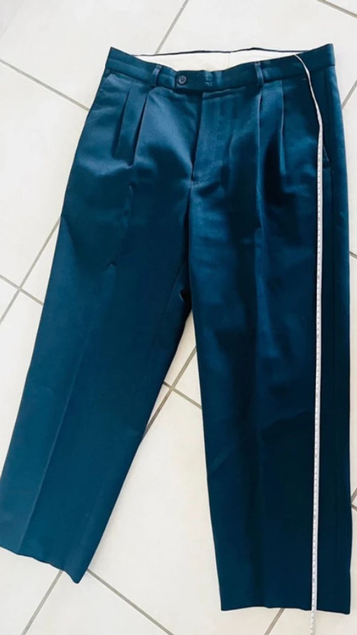 Pantalon de costume bleu Les Evidents - photo numéro 4