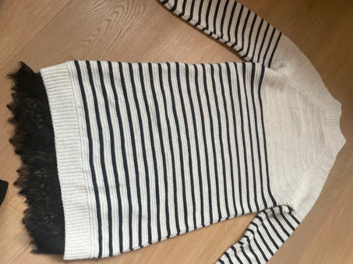 Robe chaude marinière hiver promod M - photo numéro 4