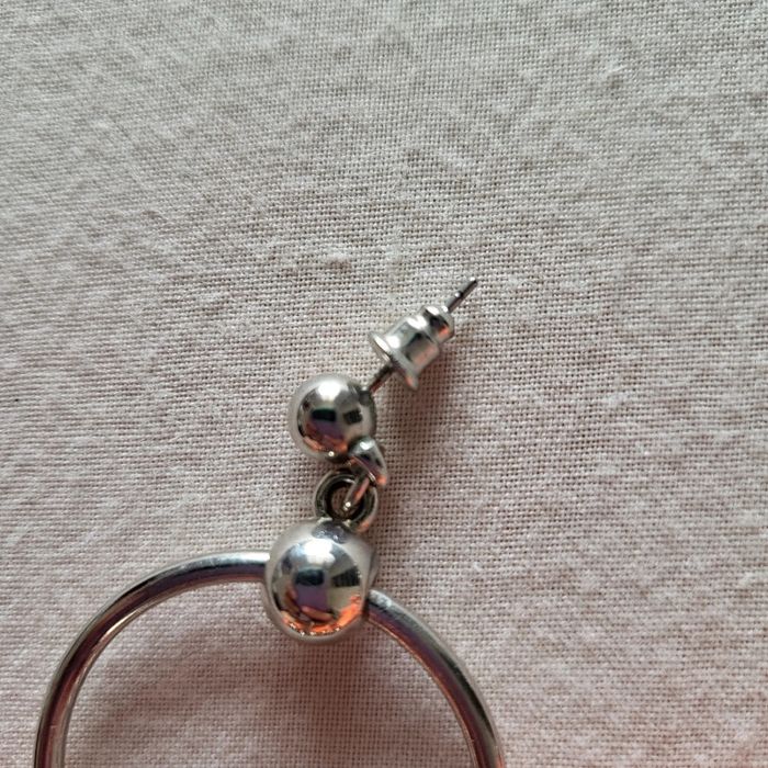 Boucle d'oreilles longues avec froufrou - photo numéro 3