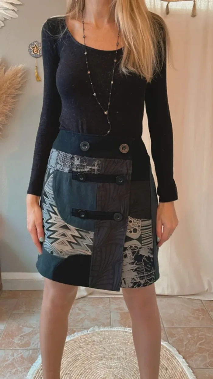 Jupe noire HIVER taille 40 Desigual