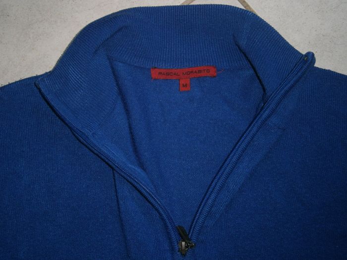 Pull ML bleu roi PASCAL MORABITO Taille M - photo numéro 5