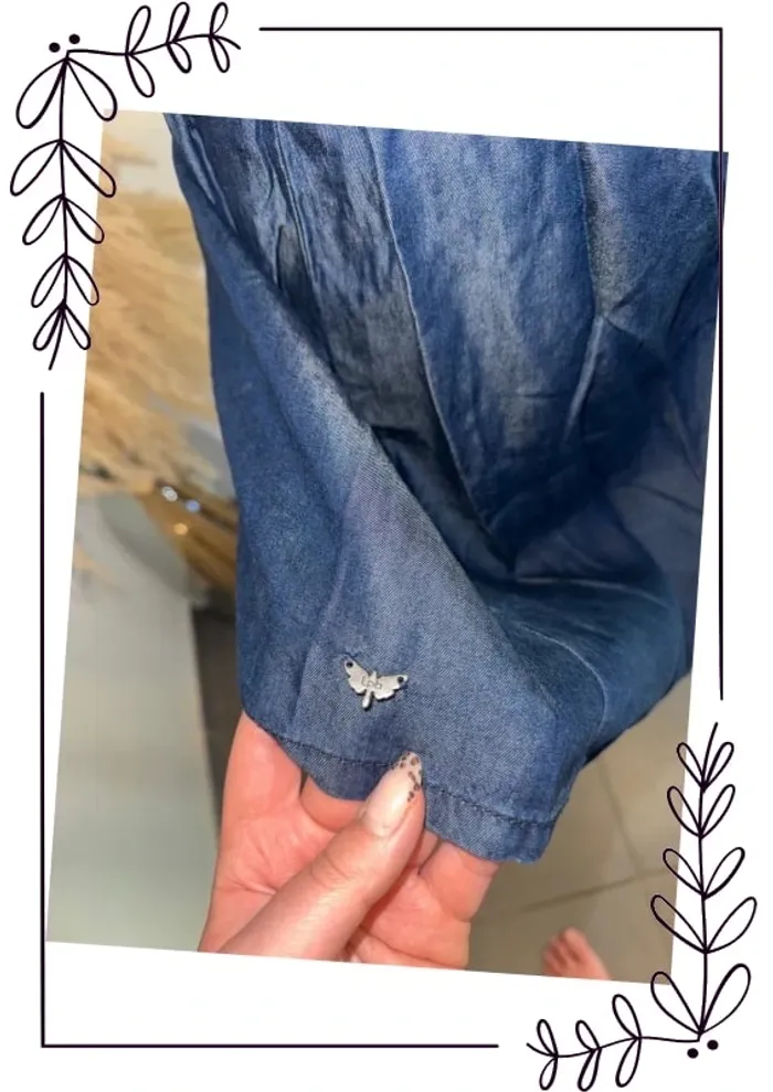 Robe en jeans d’été dos nu - photo numéro 7