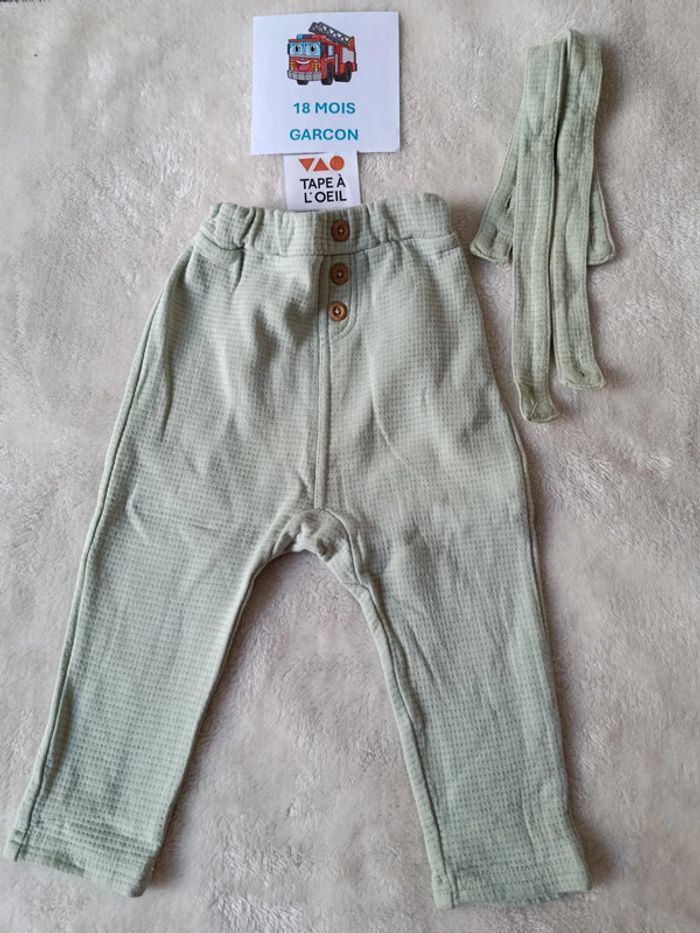 Pantalon salopette 18 mois tape al oeil