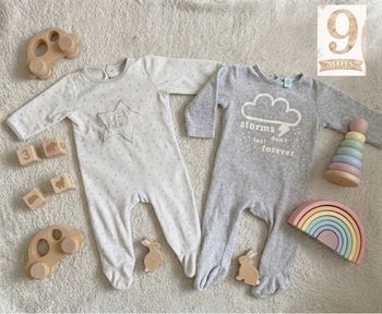 Pyjamas polaires mixtes - T9mois - tex et gemo 