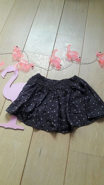 Jupe légère avec petits  coeurs