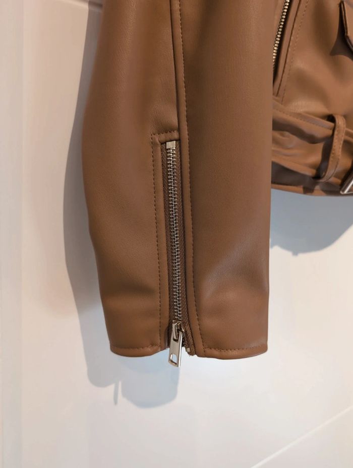 blouson Perfecto Camel - photo numéro 3