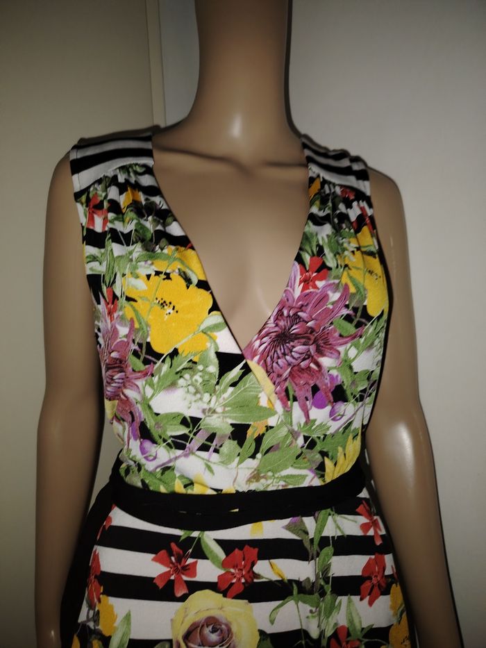Robe mismash fleurie taille L - photo numéro 2