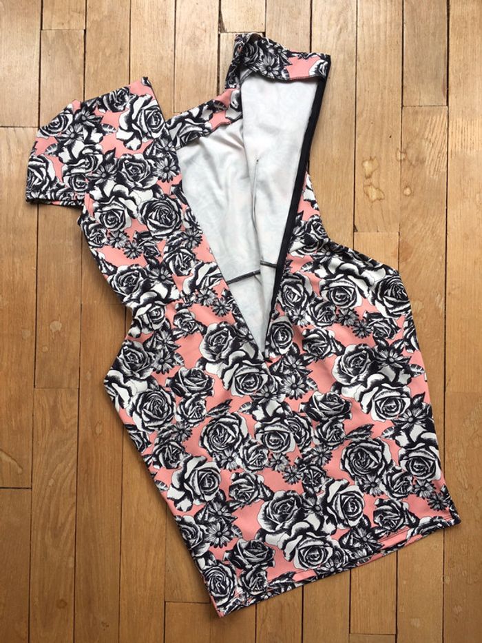 Robe tulipe imprimé fleuri - photo numéro 3