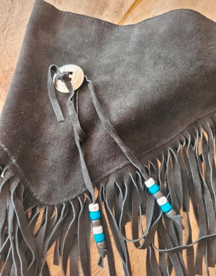 Ceinture en cuir indienne - photo numéro 4