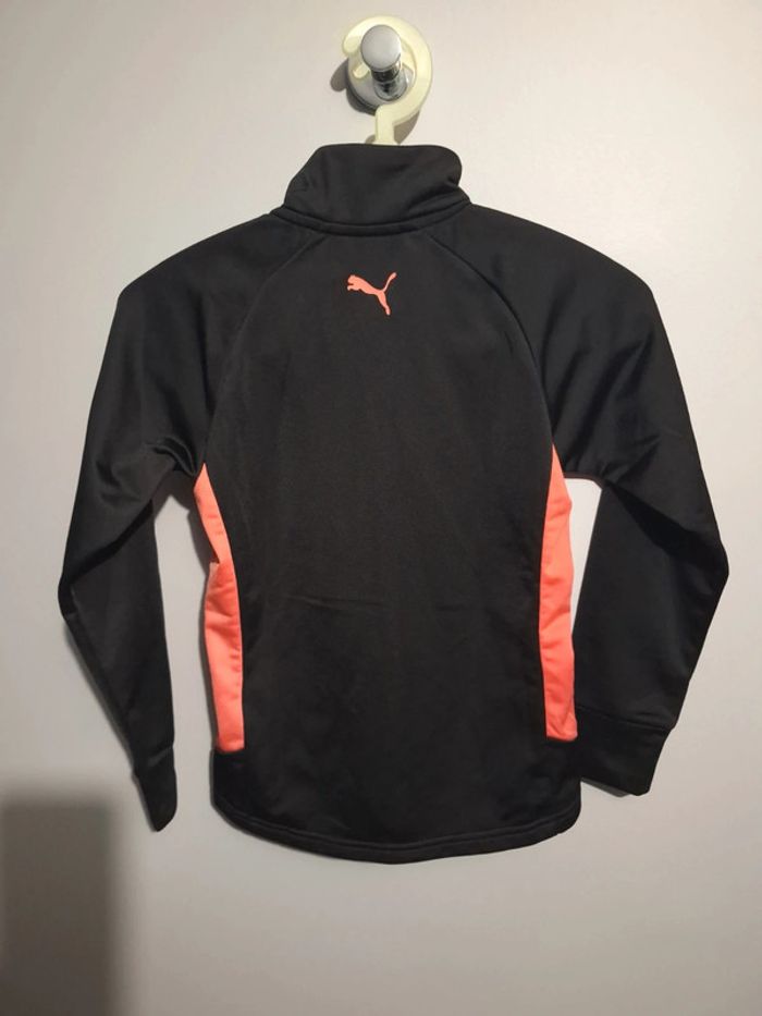 Veste puma enfant noir taille 9/10ans floqué - photo numéro 4