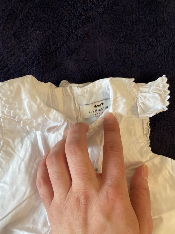 Robe blanche 3 mois cyrillus - photo numéro 2