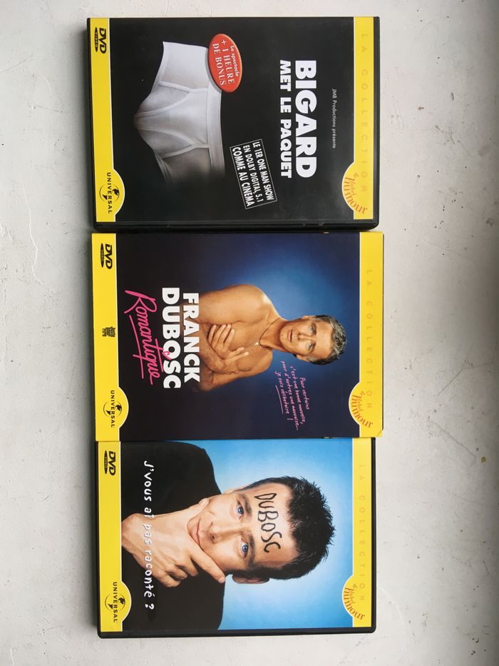 Lot 3 DVD Dubosc et Bigard