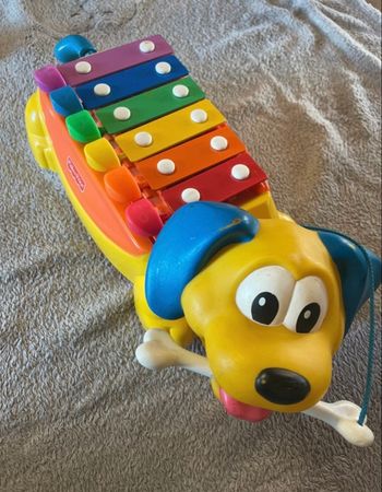 xylophone chien & jouet à tirer, Fisher Price, à partir de 18M