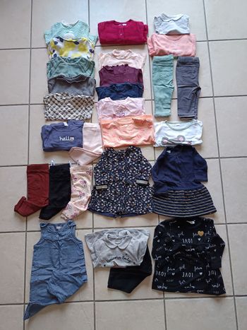 Lot vêtements fille multimarques 6 mois