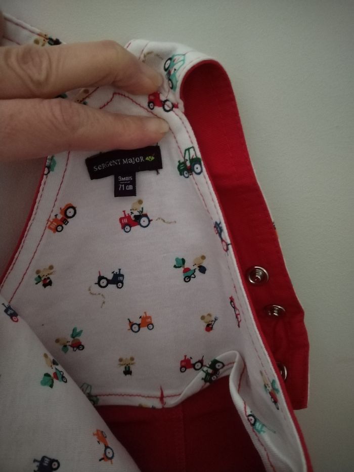 Salopette courte bébé garçon Sergent Major 9 mois - photo numéro 6