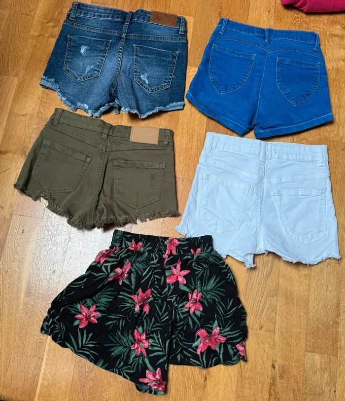 Lots de 5 shorts taille française 32 - photo numéro 2