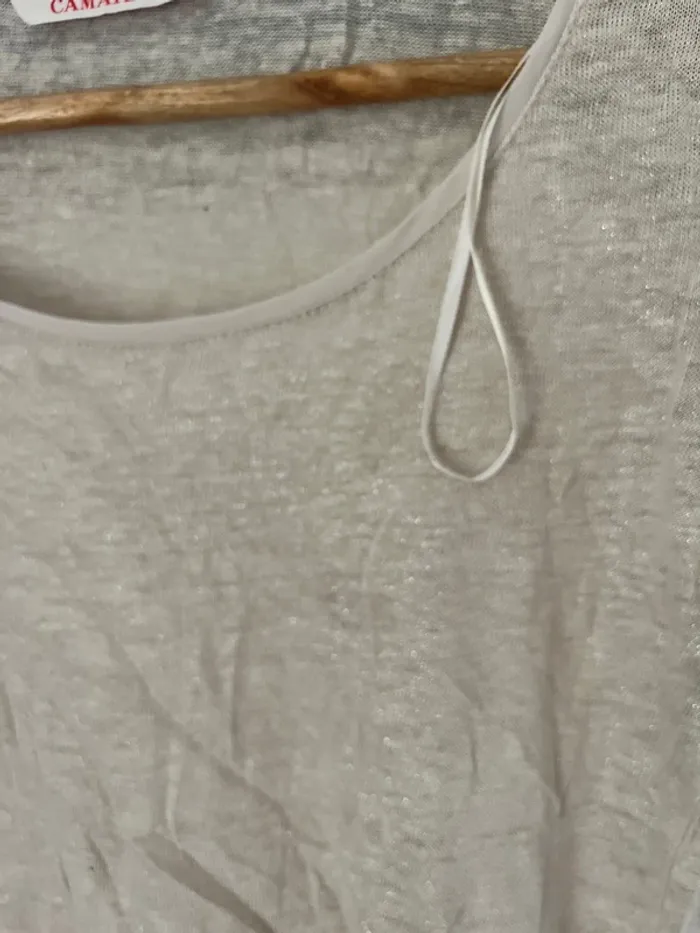 Blouse légère irisée Camaïeu 100%lin - photo numéro 6