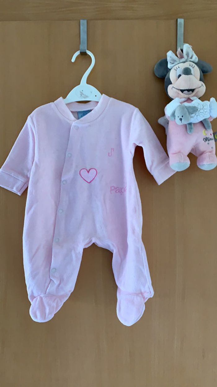 Dort bien « j’aime mon papa » taille 1 - 2 mois