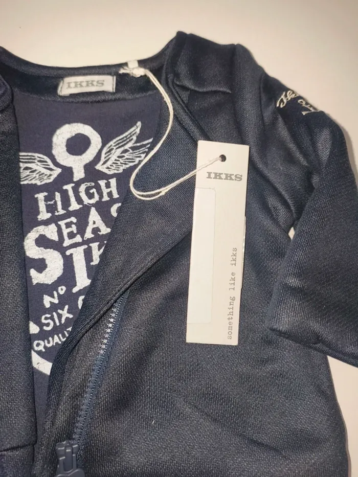 Gilet veste IKKS neuve avec étiquette 3 mois - photo numéro 3