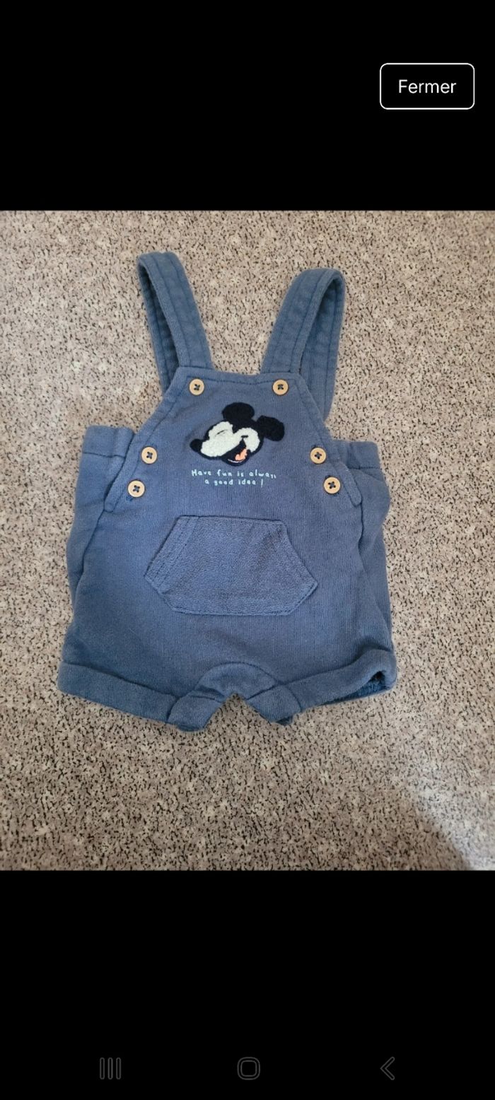 Salopette short 1mois