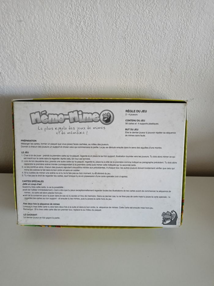 Mémo mime hasbro - photo numéro 2