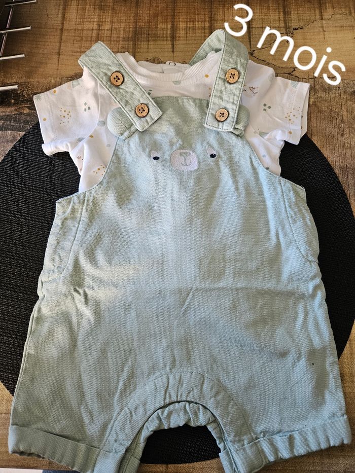 Lot de 7 salopettes 3 mois - photo numéro 3