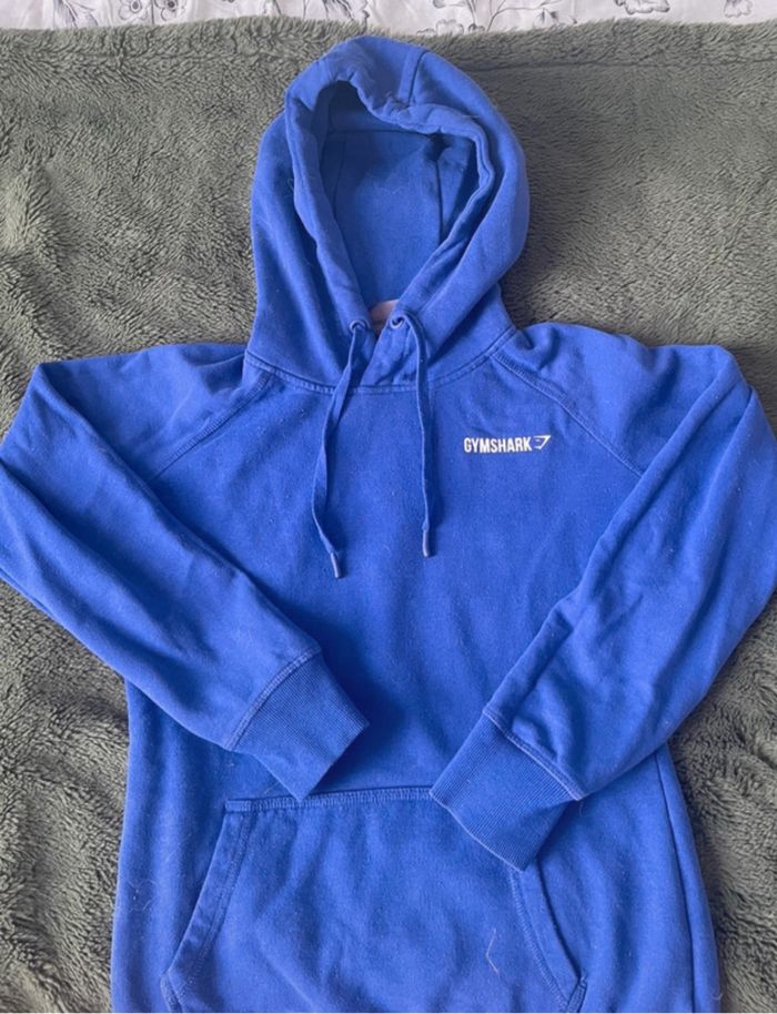 Sweat à capuche Gymshark violet – Taille S - photo numéro 2