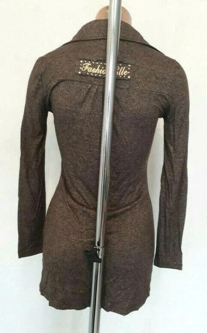 Beau haut forme tunique marron T: 36 /38 - photo numéro 2
