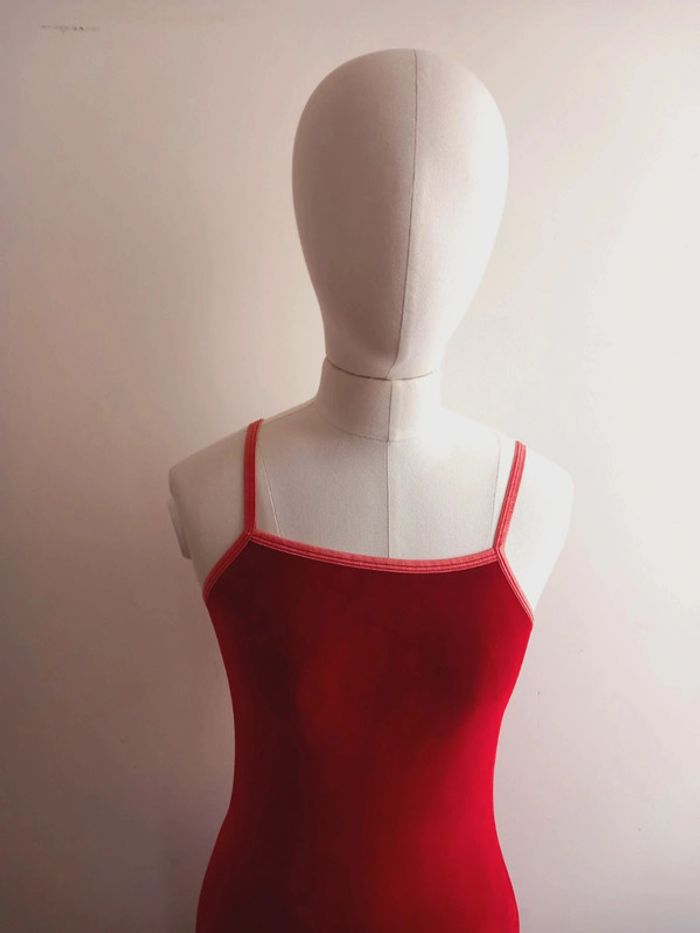 Robe longue rouge à bretelles Kiabi – 12 ans / 150 cm - photo numéro 2