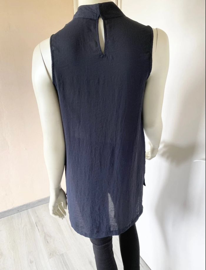 Blouse sans manches – H&M – Bleu nuit fluide – Taille 36/S – Excellent état - photo numéro 5