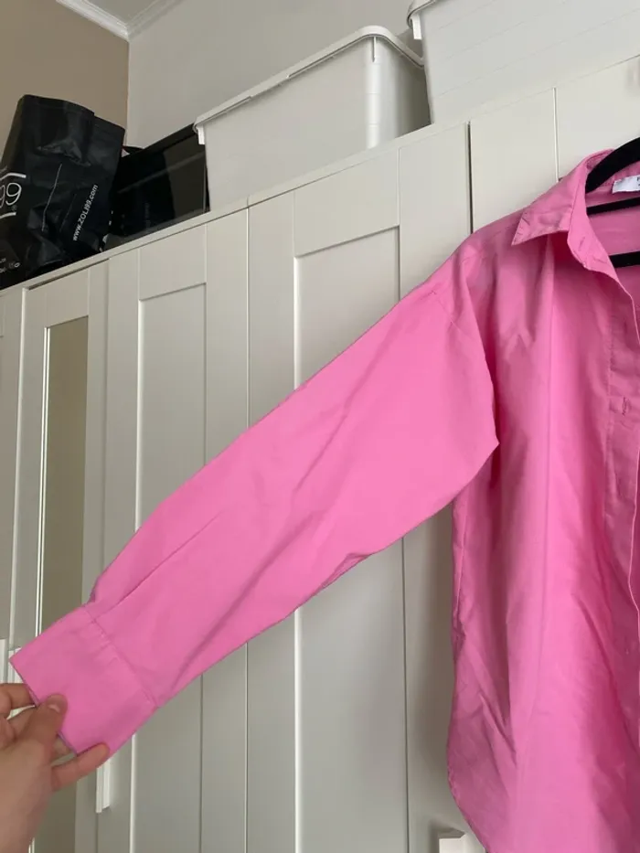 Chemise rose bonbon - photo numéro 2
