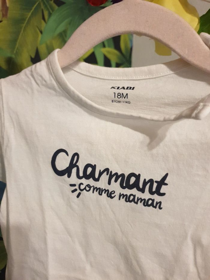 T-shirt garçon "charmant" - photo numéro 3