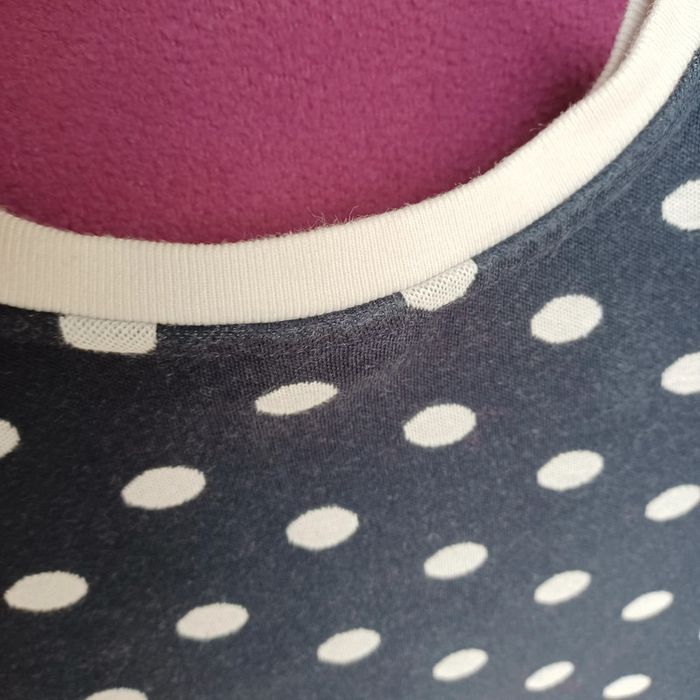 Robe Petit Bateau 6 ans noire à pois blanc - photo numéro 9