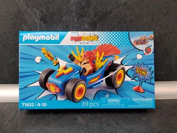 Playmobil funstars voiture kart catcheur 71632
