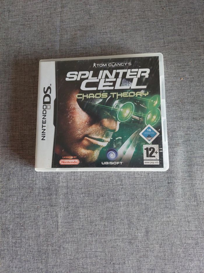 Jeu nintendo ds splinter cell