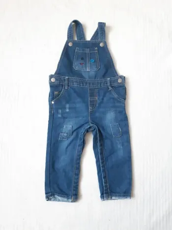 Salopette pantalon en jean Kimadi 18 mois