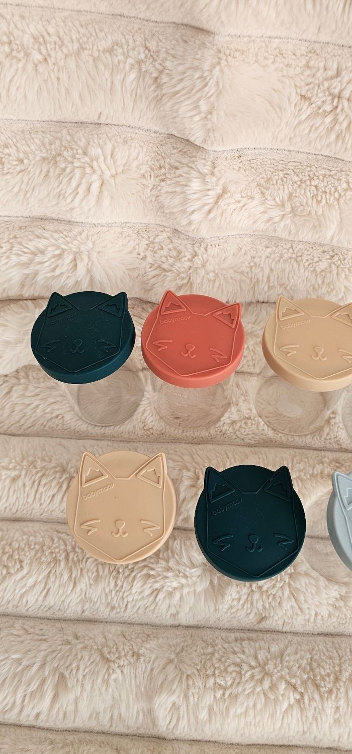 Lot de 8 pots en verre Isy bowls de Babymoov - photo numéro 2