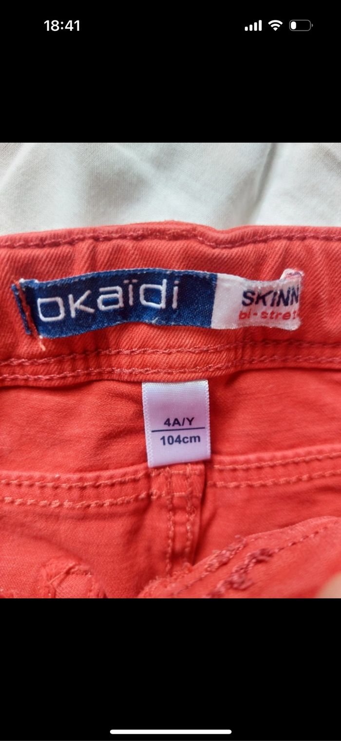 Jeans skinny Okaidi taille 4 ans - photo numéro 3
