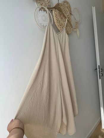 Combinaison longue beige fluide – Taille unique