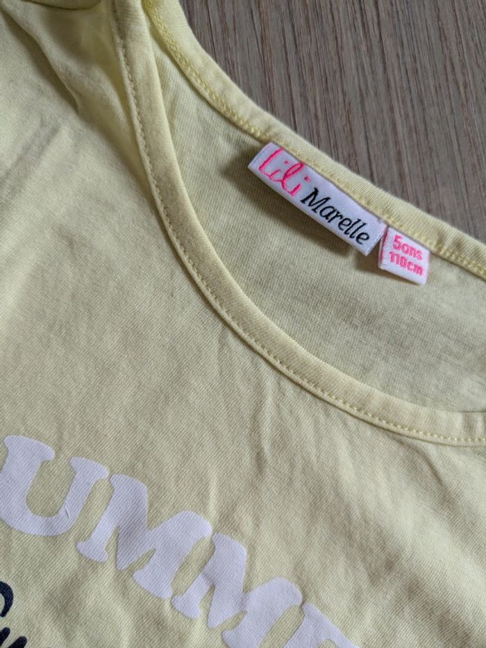 T shirt Lili marelle 5ans - photo numéro 3
