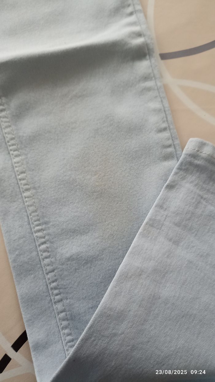 Jean skinny 36 kiabi bleu ciel - photo numéro 2